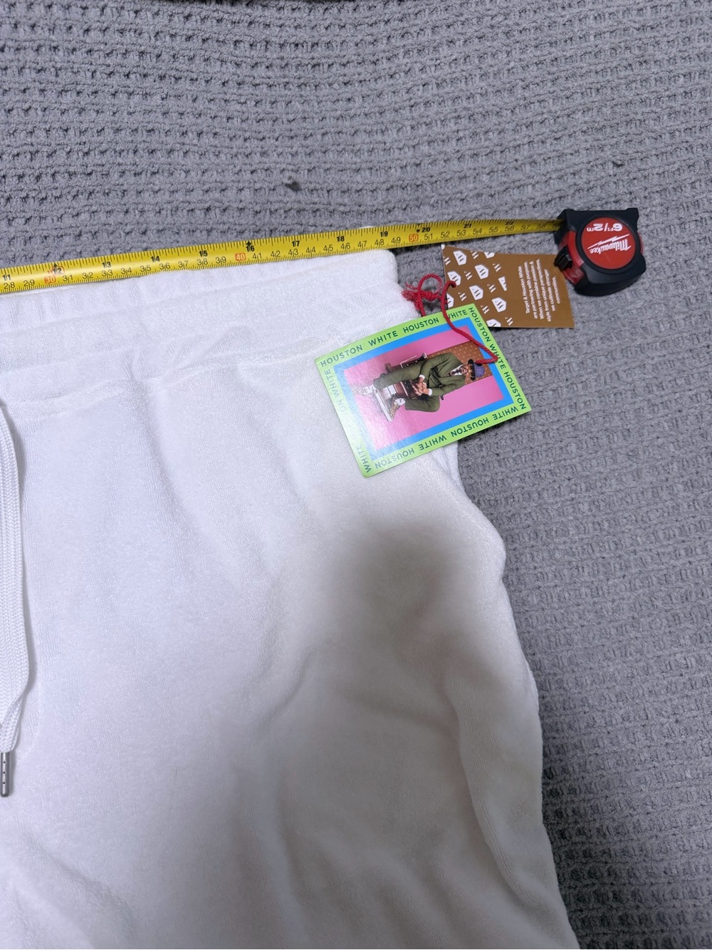 🔥Houston White Terry Drawstring Shorts new with Tags🔥 - Picture 6 of 7